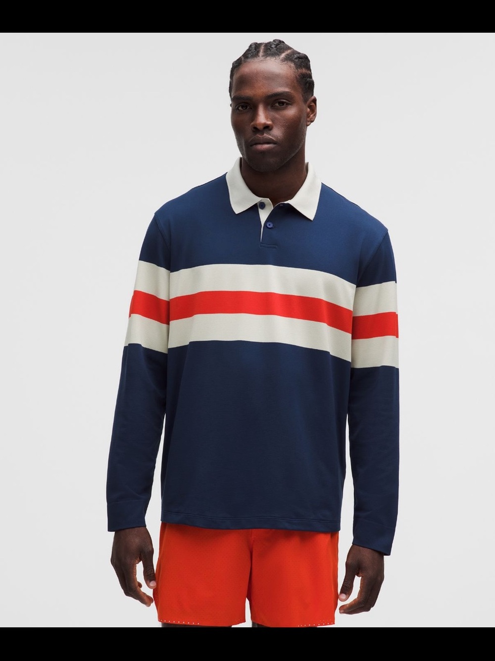 Lululemon Metal Vent Tech Relaxed-Fit Polo - Varsity Stripe - NWT